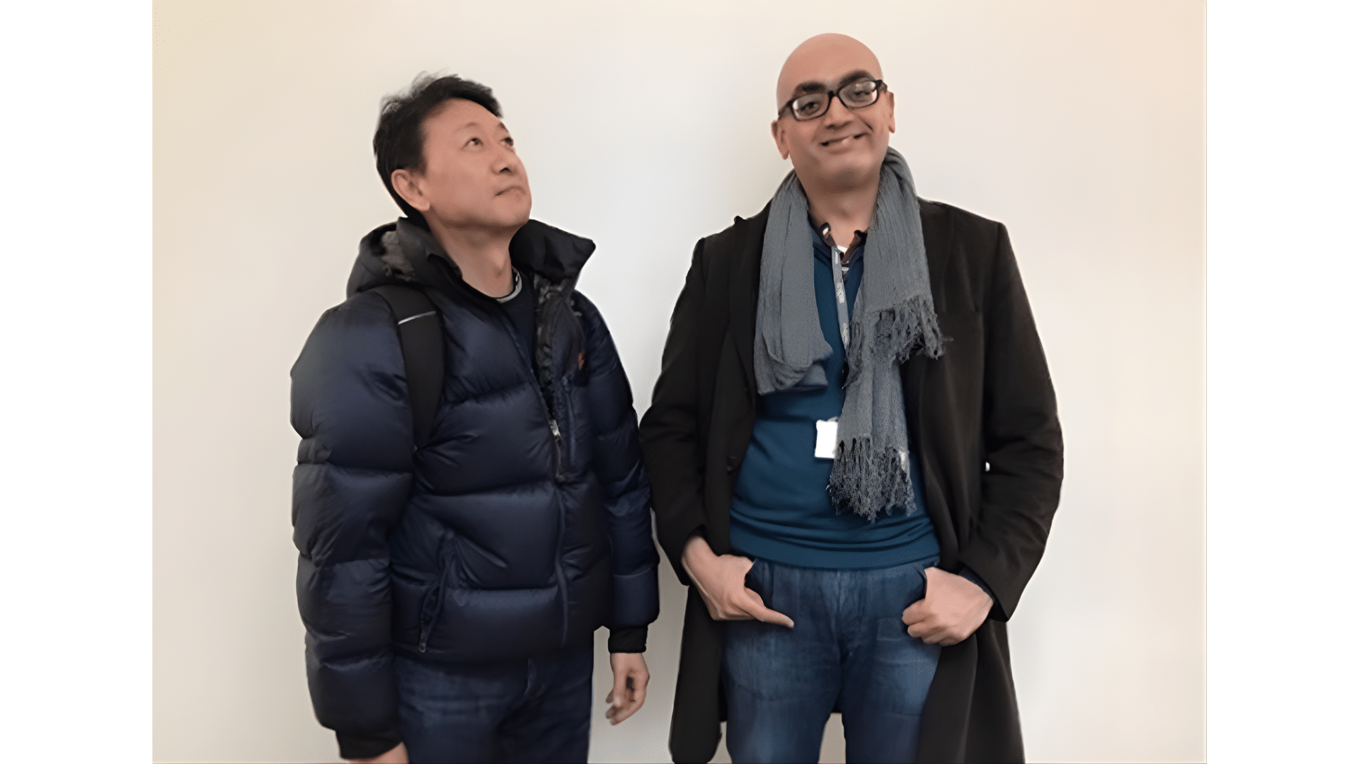 右:エジプト新聞社記者(筆者友人)