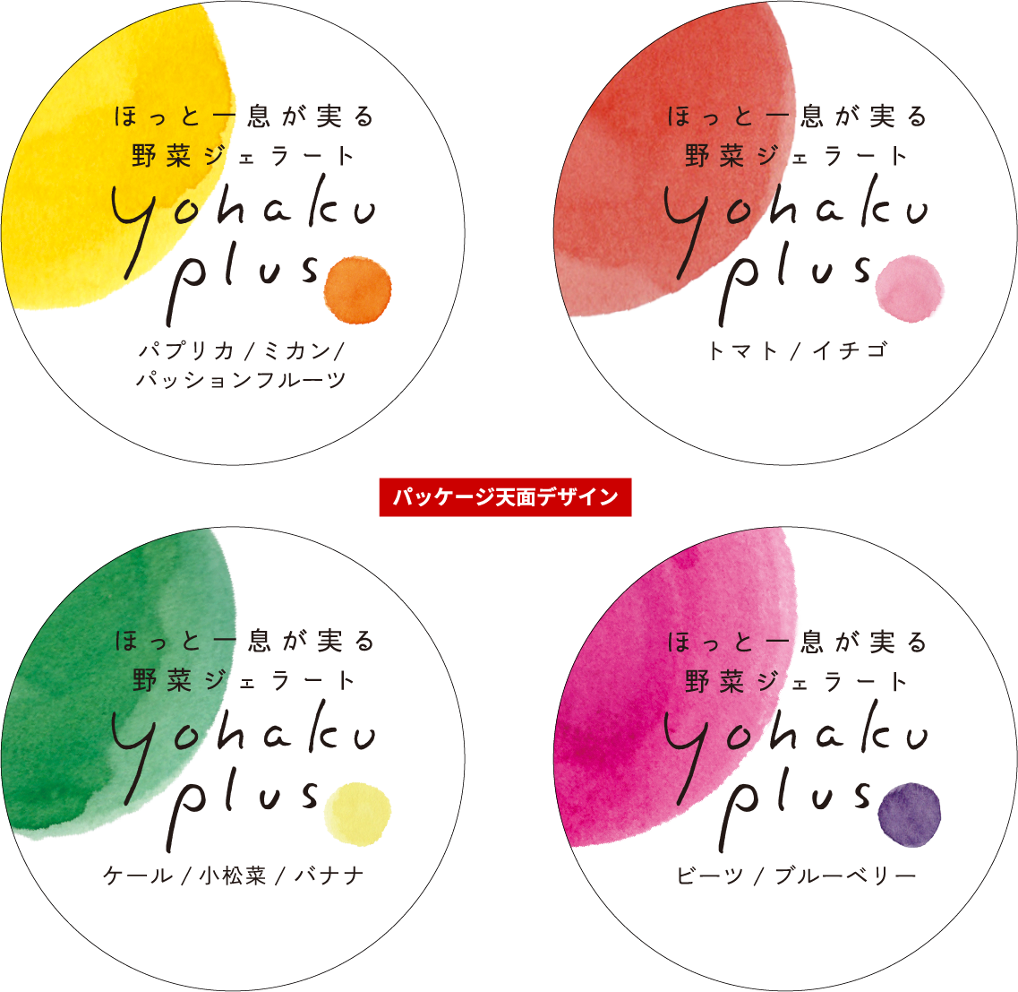 パッケージ天面デザイン